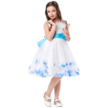 Grace Karin Sleeveless White Flower Girls Dress One Piece Birthday Party Dresses CL4607